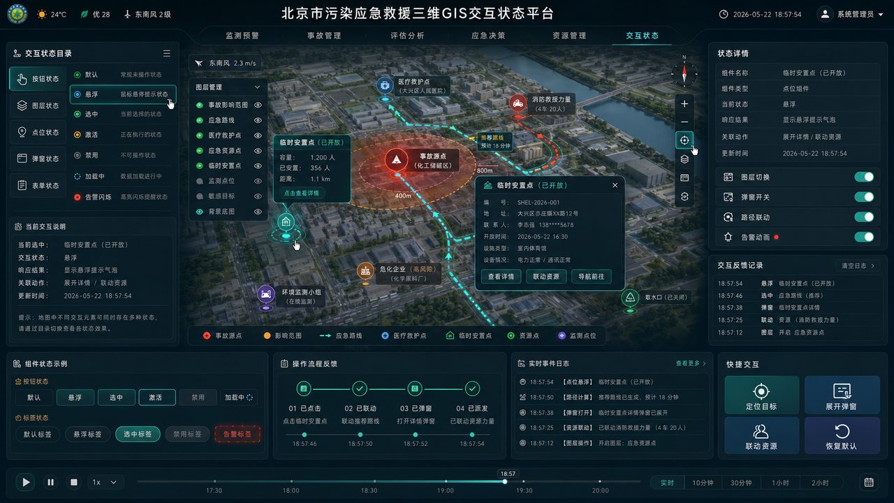 应急指挥中心地图态势与资源调度看板脱敏文章配图